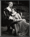 John Heffernan and Cynthia Bebout in the stage production The Alchemist