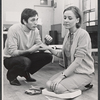 Terence Stamp and Mary Hanefey in rehearsal for the stage production Alfie!