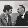Terence Stamp and Jerry Verno in rehearsal for the stage production Alfie
