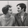 Margaret Courtenay and Terence Stamp in rehearsal for the stage production Alfie!