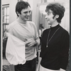 Terence Stamp and unidentified in rehearsal for the stage production Alfie