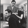 George S. Irving, Terence Stamp and Marcia Ashton in rehearsal for the stage production Alfie