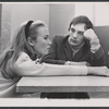 Juliet Mills and Terence Stamp in rehearsal for the stage production Alfie!