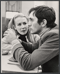 Juliet Mills and Terence Stamp in rehearsal for the stage production Alfie!
