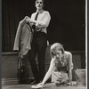 Terence Stamp and Mary Hanefey in the stage production Alfie!