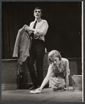 Terence Stamp and Mary Hanefey in the stage production Alfie!