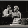 Terence Stamp and Mary Hanefey in the stage production Alfie!