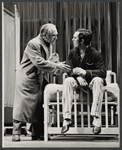 Unidentified actor and Terence Stamp in the stage production Alfie!