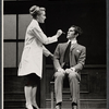 Vanya Franck and Terence Stamp in the stage production Alfie!