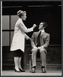 Vanya Franck and Terence Stamp in the stage production Alfie!