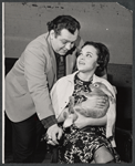 Eugen Roche and Alexandra Berlin in the stage production All in Good Time