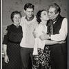 Marjorie Rhodes, Brian Murray, Alexandra Berlin, and Donald Wolfit in the stage production All in Good Time