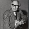 Playwright Bill Naughton during rehearsal for the stage production All in Good Time