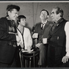 John Karlen, Terry Lomax, Eugene Roche, and Donald Wolfit in the stage production All in Good Time