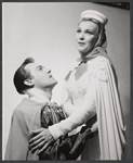 John Ragin and Nancy Wickwire in the stage production All's Well That Ends Well, Stratford, CT