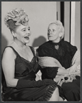 Nancy Cushman and Sudie Bond in the stage production The American Dream, off-Broadway