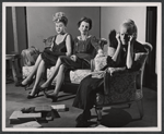 Nancy Cushman, Jane Hoffman and Sudie Bond in the 1961 Off-Broadway production of The American Dream