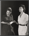 Viveca Lindfors and unidentified in American Repertory Company