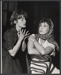 Viveca Lindfors [left] and unidentified in American Repertory Company