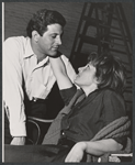 Viveca Lindfors and unidentified in American Repertory Company