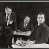 Albert Dekker, Russell Hardie, and George C. Scott in rehearsal for the stage production The Andersonville Trial