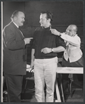 Albert Dekker, George C. Scott, and director Jose Ferrer in rehearsal for the stage production The Andersonville Trial