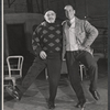 Herbert Berghof and director Jose Ferrer during rehearsal for the stage production The Andersonville Trial