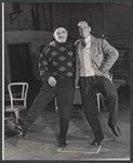 Herbert Berghof and director Jose Ferrer during rehearsal for the stage production The Andersonville Trial