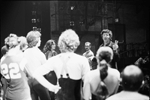 Marvin Hamlisch addressing cast during rehearsals of A Chorus Line.