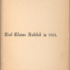 Communication from the Comptroller relative to expenditures and receipts of the County of New York, on account of the damage by Riots of 1863. Vol. II
