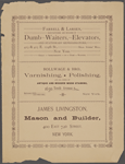 Description with illustrations of nine elegant residences fronting on Central Park, West, bet. 84th and 85th Sts., New York City