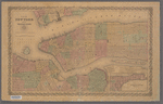 Map of New York and the adjacent cities.