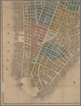 Map shewing the old high water line along the shores of Brooklyn & New York together with the pier lines as established by law [cartographic material] / R. Graves, City Surveyor.