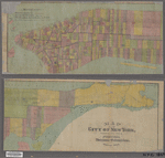 Map of the City of New York, showing its political divisions and subdivisions, August 1869