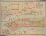 Map of the city of New York showing the school districts, wards, railroads, etc / John Disturnell