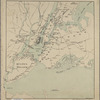 Freight terminal map of the Port of New York