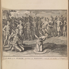 Un des rois de la Floride, consultant son magicien, avant que de marcher à l'ennemi ; The history of America, Page 392