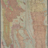 Map of boroughs of Manhattan and the Bronx 