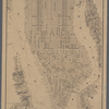 Map of Manhattan, City of New York
