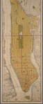 Rand-McNally standard map of the borough of Manhattan