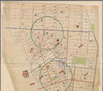 Map of part of New York City : area bounded by West 22nd Street, Broadway, Canal Street, and Hudson River