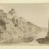 Tiflis: Metekhskii castle and River Kura.