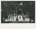 Scene from the stage musical production Two Gentlemen of Verona