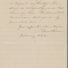 Dike, Mrs, ALS to. Feb. [24], 1862.