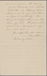 Dike, Mrs, ALS to. Feb. [24], 1862.