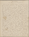 [Foote], Mary [Wilder White], AL to. Apr. 24, 1834.