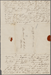 Foote, Mary W[ilder White], ALS to. [Jan. 27, 1836] (incomplete).