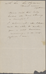 Foote, Mary W[ilder White], ALS to. [1836?].