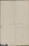 Foote, Mary W[ilder White], ALS to. [1836?].
