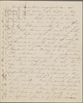 [Foote], Mary [Wilder White], ALS to. Dec. 7, 1854.